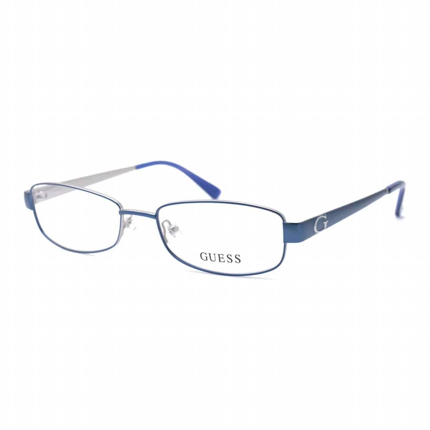 New Guess Women's 53mm Rectangular Glasses In Blue